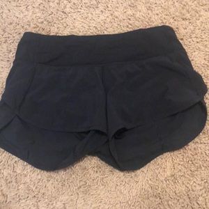 black lululemon shorts!!